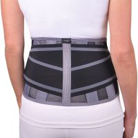 Корсет ортопед пояснично-крестц "Крейт" №6 (черн-серый) Б-2502 ПР(120-140см)